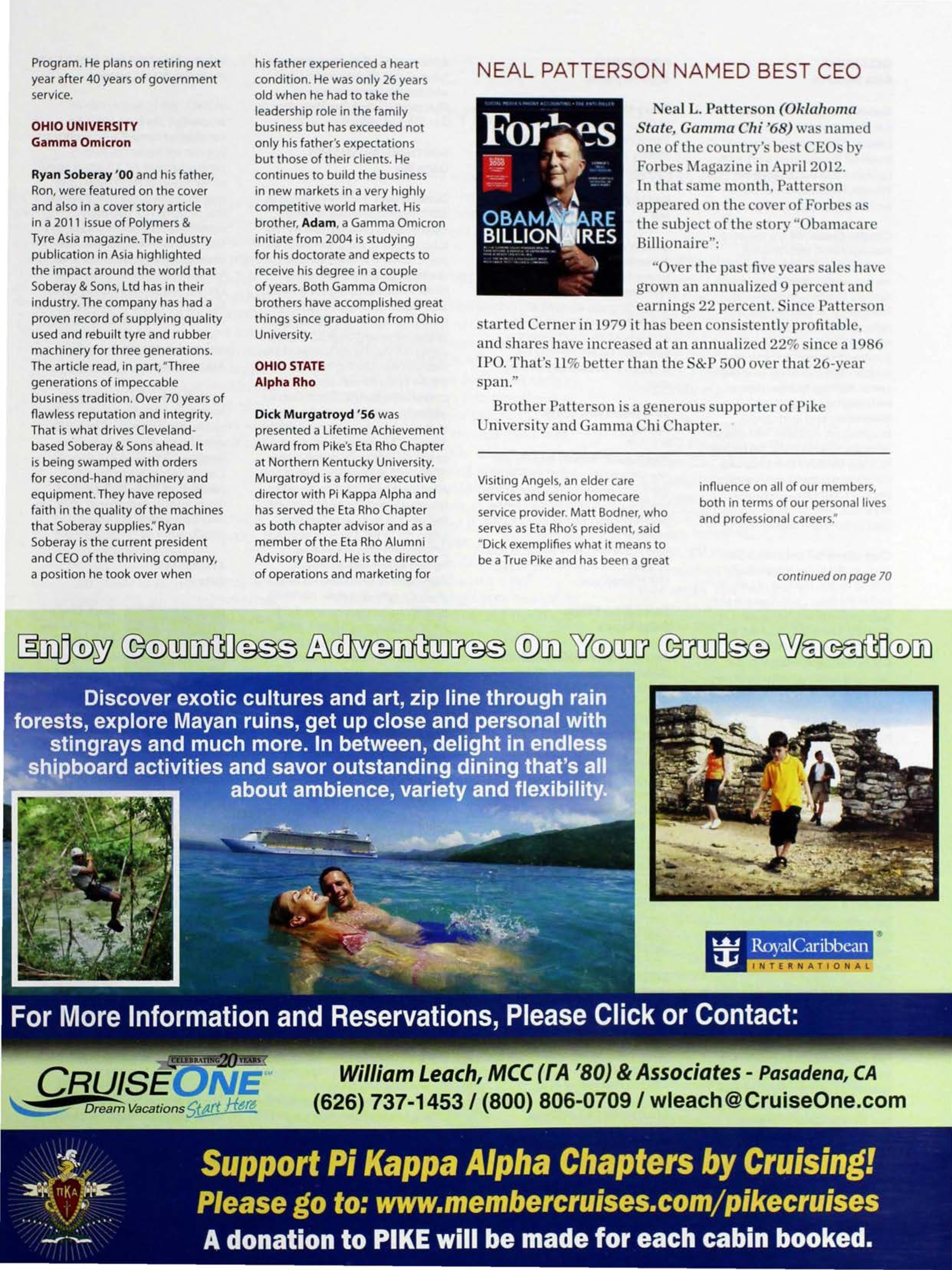 Neal Patterson Named Best CEO